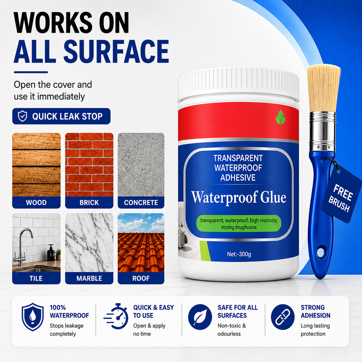 Waterproof Glue (BUY 1 GET 1 FREE)
