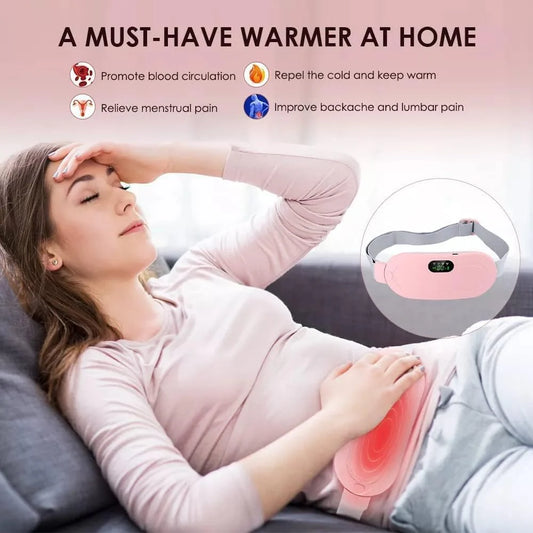 Portable Cordless Heating Pad For Cramps Relief & Massager