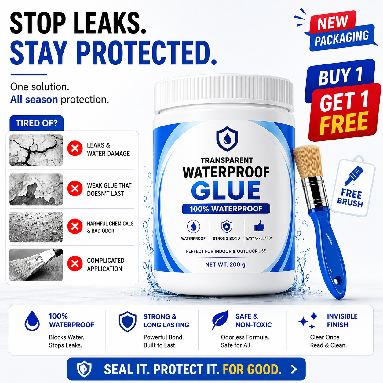Invisible Waterproof Glue