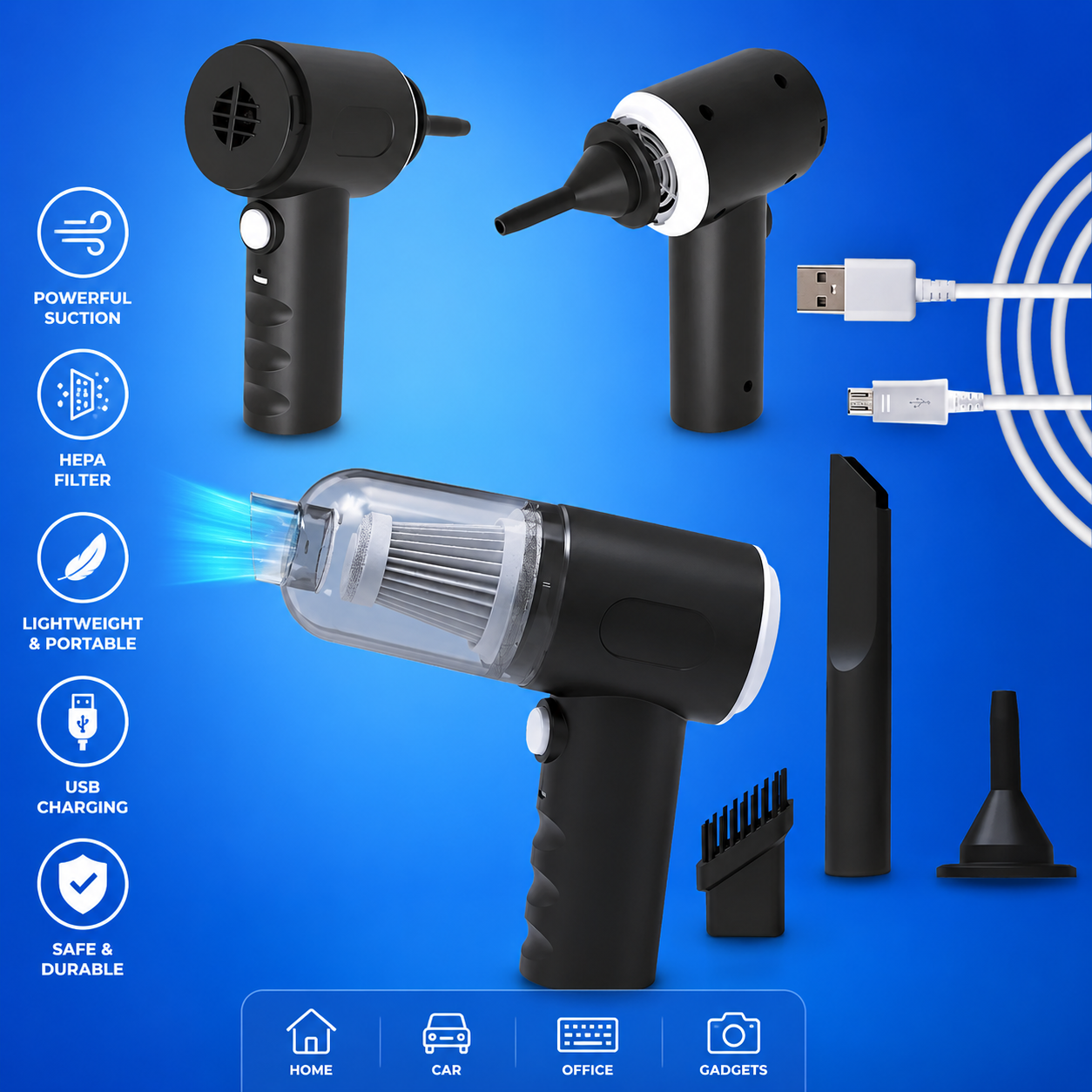 Mini Portable Vacuum Cleaner