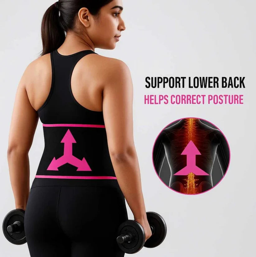 Adjustable Waist Trimmer Sweat Belt