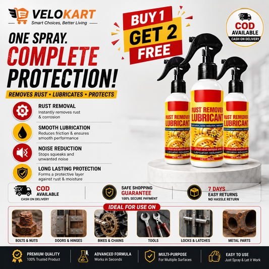 Velokart RustX™ – Powerful Rust Remover Spray | BUY 1 GET 2 FREE