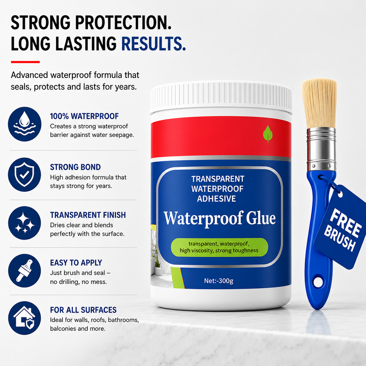 Waterproof Glue (BUY 1 GET 1 FREE)