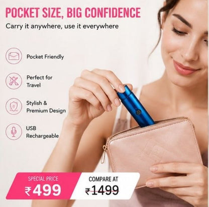 Rechargeable Facial Hair Remover – Gentle, Painless,Precision Shaver & Travel-Friendly for Women